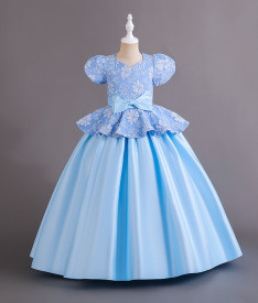 Бальные/вечерние — Платье Голубая дама — фото