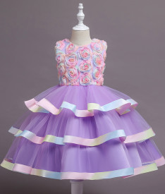 Бальные/вечерние — Платье Сиреневая долина — фото