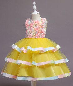 Бальные/вечерние — Платье Желтая долина — фото