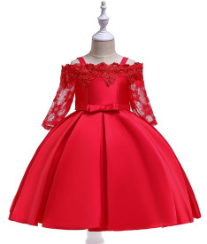 Бальные/вечерние — Платье Красная роза — фото