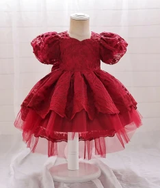 Бальные/вечерние — Платье Красный ажур — фото