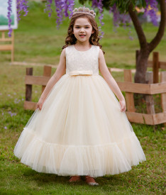 Бальные/вечерние — Платье Бежевое настроение — фото