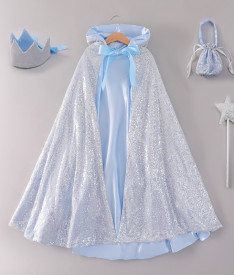 Бальные/вечерние — Волшебная накидка серебренная — фото