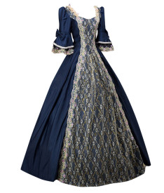 Исторические — Винтажное придворное платье — фото