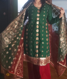 Национальные — Индийское сари — фото