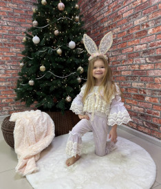 Животные/птицы/насекомые/морские — Костюм ручной работы Зайка/Индеец — фото