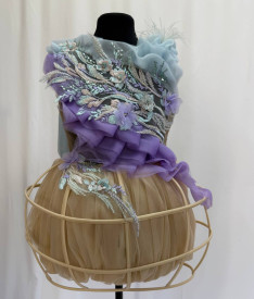 Бальные/вечерние — Платье ручной работы с каркасом — фото