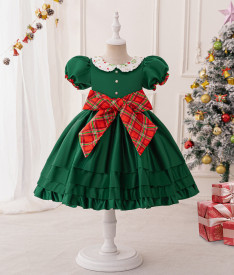 Новогодние — Платье Зеленая принцесса — фото