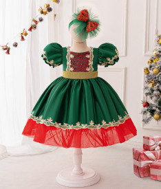 Новогодние — Платье Зеленая Фея — фото