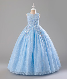 Новогодние — Платье Голубое — фото