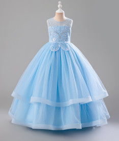 Новогодние — Платье Голубая нежность — фото