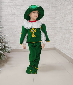 Короли/цари/принцы/пажи/рыцари — Мушкетер зеленый — фото